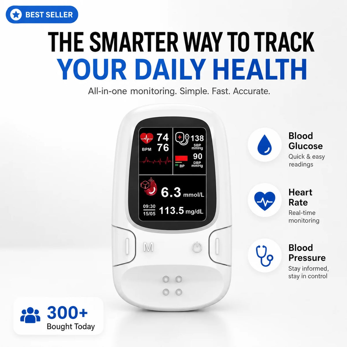🔥 2026 Special Offer: 49% OFF Ringminds® Smart Glucose Meter