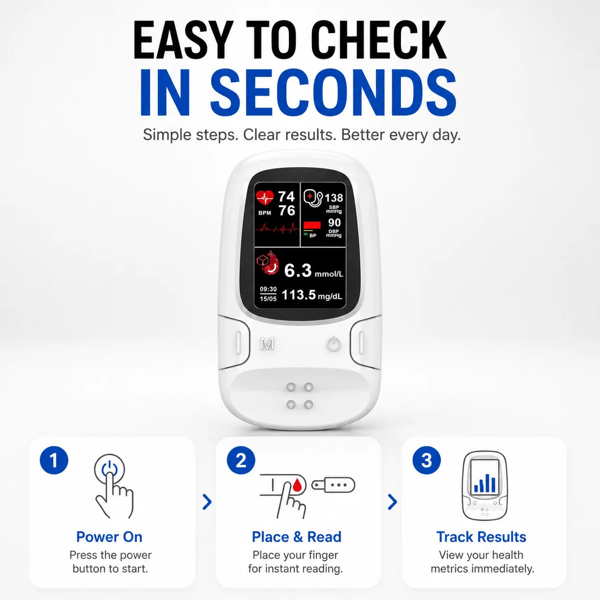 🔥 2026 Special Offer: 49% OFF Ringminds® Smart Glucose Meter