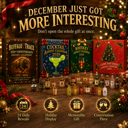 🎅Christmas Sale 49% OFF🎄60,000+ Sold🍾2026 Whiskey Advent Calendar