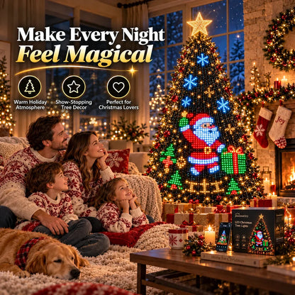 ⏰50% OFF🎄Upgrade Your Tree With Animated Christmas Magic!🎅✨ 🎄Smart Animated Christmas Tree Lights - US standard 2.1m