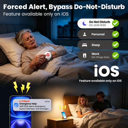Wireless Emergency Bracelet with SOS Button