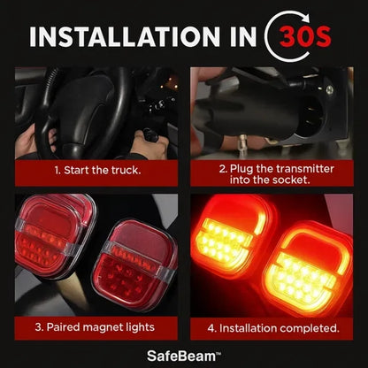 NEW 2026 Upgraded Wireless CAR LED Trailer Lights 🚗✨
